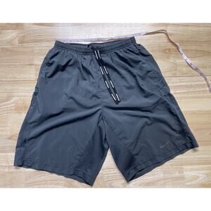Men’s Black Nike Dri-Fit Active Running Shorts 9in Inseam Size Small with Liner